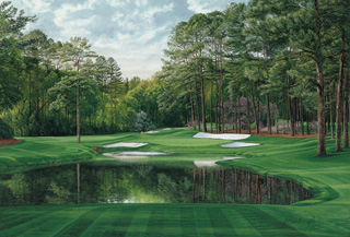 The 16th Hole, 'Redbud', Augusta National Golf Club